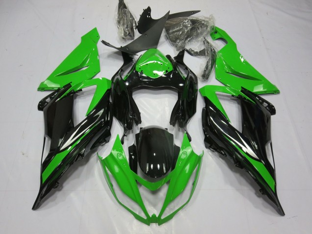 2013-2018 Noir & Vert ZX6R Carénage 2013-2018 Noir & Vert ZX6R Carénage