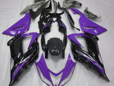 2013-2018 Noir & Violet ZX6R Carénage