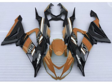 2013-2018 Orange Brillant & Noir ZX6R Carénage