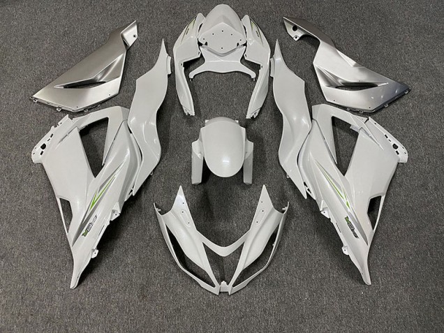 2013-2018 Perle Blanche ZX6R Carénage 2013-2018 Perle Blanche ZX6R Carénage