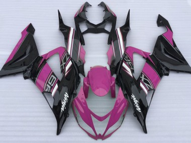 2013-2018 Rose Brillant & Noir ZX6R Carénage