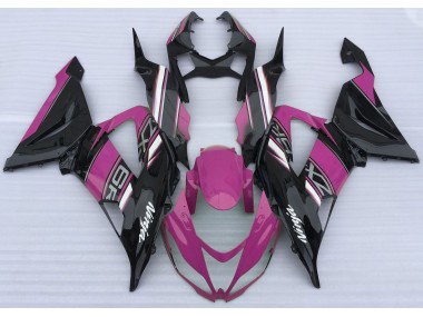 2013-2018 Rose Brillant & Noir ZX6R Carénage