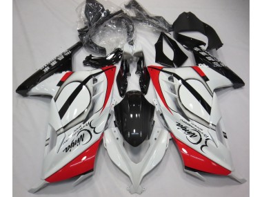 2013-2018 Rouge & Blanc Ninja 300 Carénage