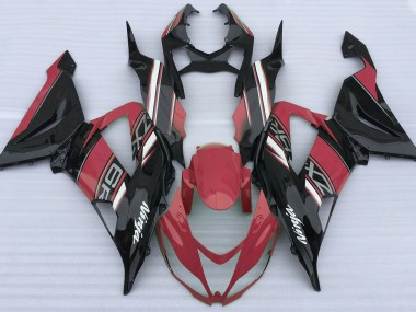 2013-2018 Rouge Brillant & Noir ZX6R Carénage