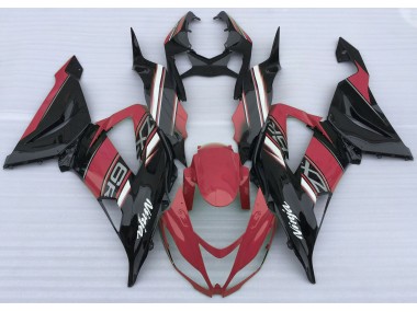 2013-2018 Rouge Brillant & Noir ZX6R Carénage