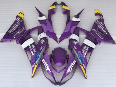 2013-2018 Style De Logo Violet ZX6R Carénage
