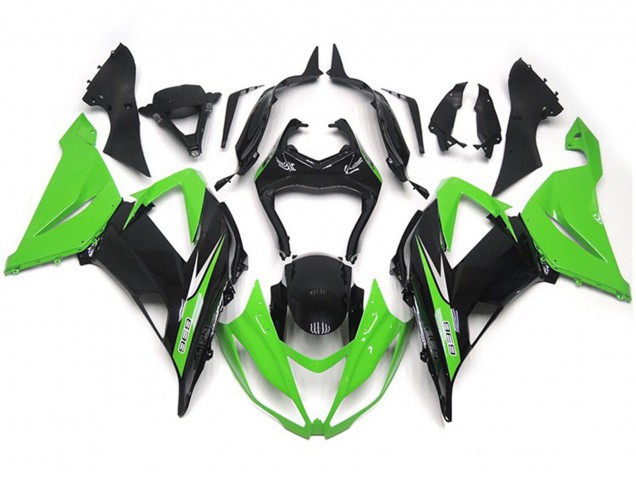 2013-2018 Style Vibrant Vert & Noir OEM ZX6R Carénage 2013-2018 Style Vibrant Vert & Noir OEM ZX6R Carénage