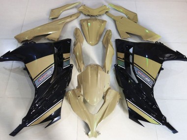 2013-2018 Tan Du Désert & Noir Ninja 300 Carénage