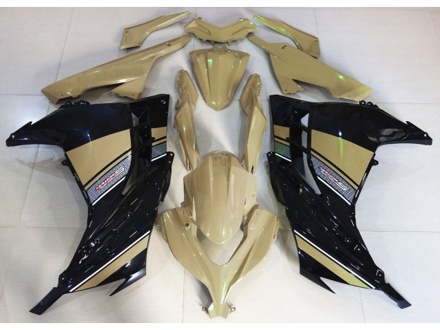 2013-2018 Tan Du Désert & Noir Ninja 300 Carénage