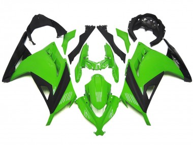 2013-2018 Vert & Noir Brillant Ninja 300 Carénage