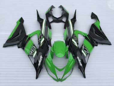 2013-2018 Vert & Noir Brillant ZX6R Carénage