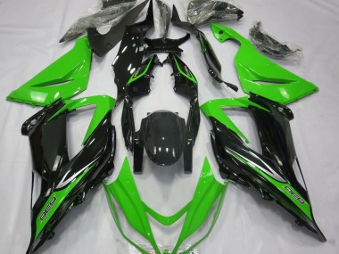 2013-2018 Vert & Noir ZX6R Carénage