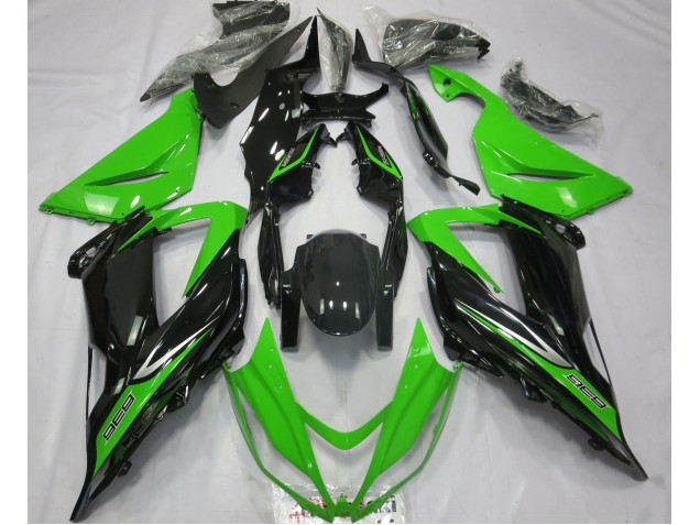 2013-2018 Vert & Noir ZX6R Carénage 2013-2018 Vert & Noir ZX6R Carénage