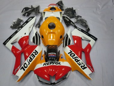 2013-2023 Blanc Repsol CBR600RR Carénage