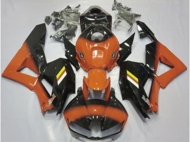2013-2023 Orange Brillant & Fondu Noir CBR600RR Carénage