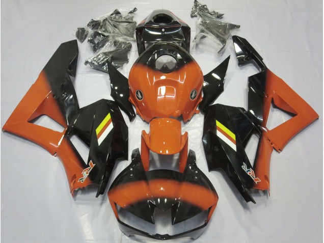 2013-2023 Orange Brillant & Fondu Noir CBR600RR Carénage 2013-2023 Orange Brillant & Fondu Noir CBR600RR Carénage