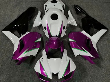 2013-2023 Rose Brillant Blanc & Vert CBR600RR Carénage