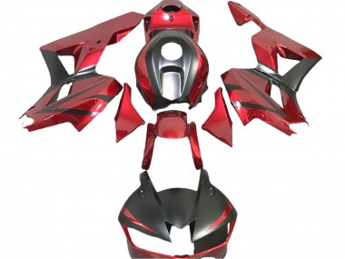 2013-2023 Rouge Profond & Noir Mat CBR600RR Carénage