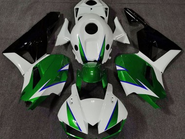 2013-2023 Vert Brillant Blanc & Bleu CBR600RR Carénage