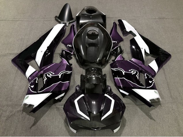 2013-2023 Violet Personnalisé Fibre De Carbone Taureau CBR600RR Carénage 2013-2023 Violet Personnalisé Fibre De Carbone Taureau CBR600RR Carénage
