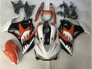 2015-2018 Requin Orange & Blanc R3 Carénage