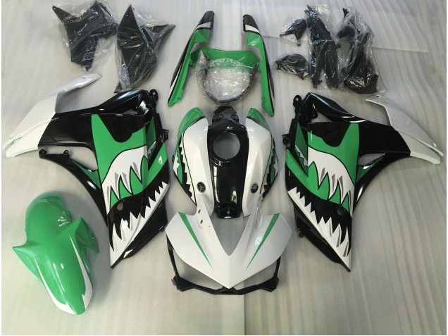 2015-2018 Requin Vert & Blanc R3 Carénage