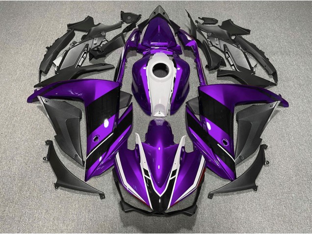 2015-2018 Violet Noir & Blanc R3 Carénage 2015-2018 Violet Noir & Blanc R3 Carénage