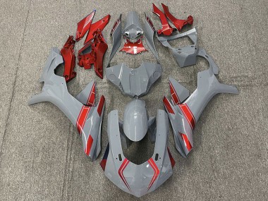 2015-2019 Accents Gris & Rouge Nardo R1 Carénage