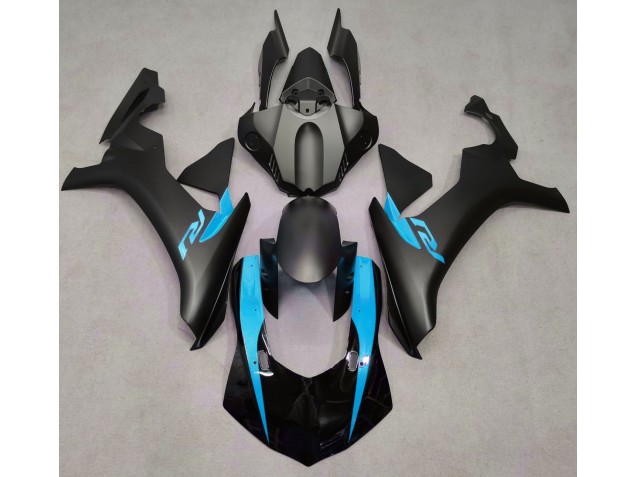 2015-2019 Noir Mat & Bleu Clair R1 Carénage 2015-2019 Noir Mat & Bleu Clair R1 Carénage