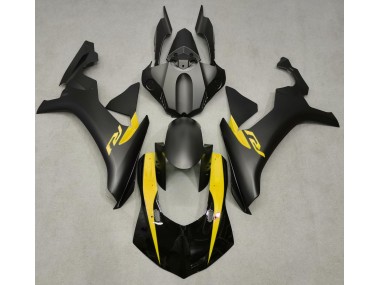 2015-2019 Noir Mat & Jaune R1 Carénage