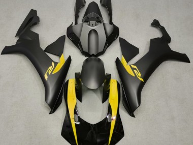 2015-2019 Noir Mat & Jaune R1 Carénage
