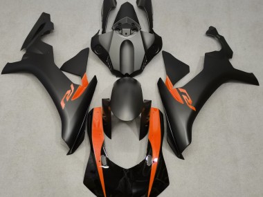 2015-2019 Noir Mat & Orange R1 Carénage