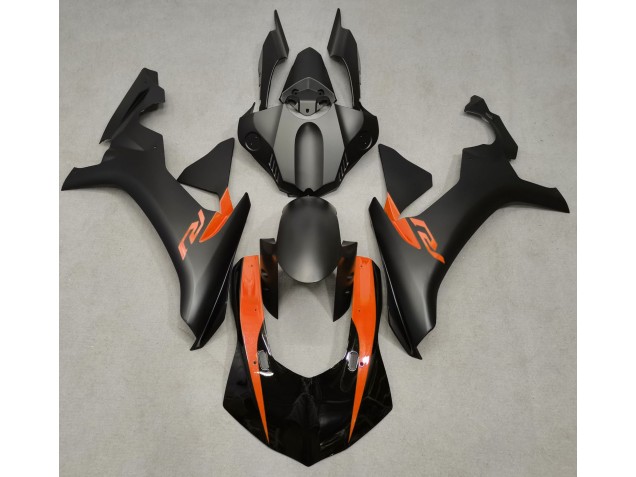 2015-2019 Noir Mat & Orange R1 Carénage 2015-2019 Noir Mat & Orange R1 Carénage