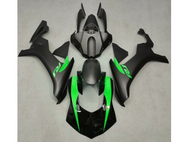 2015-2019 Noir Mat & Vert R1 Carénage