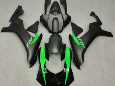 2015-2019 Noir Mat & Vert R1 Carénage
