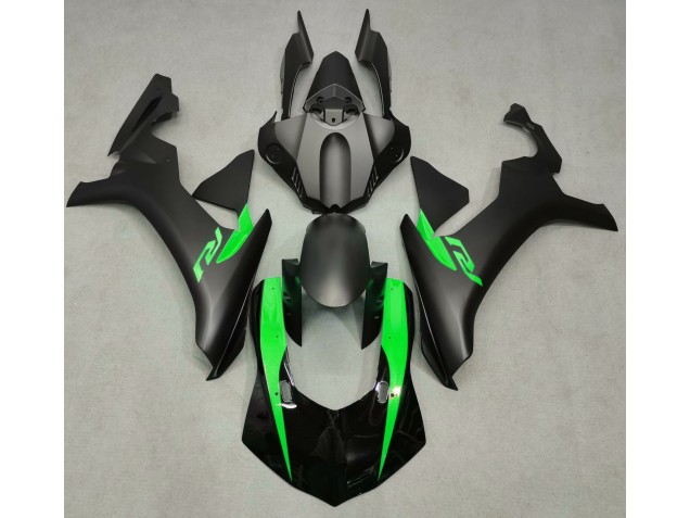 2015-2019 Noir Mat & Vert R1 Carénage 2015-2019 Noir Mat & Vert R1 Carénage