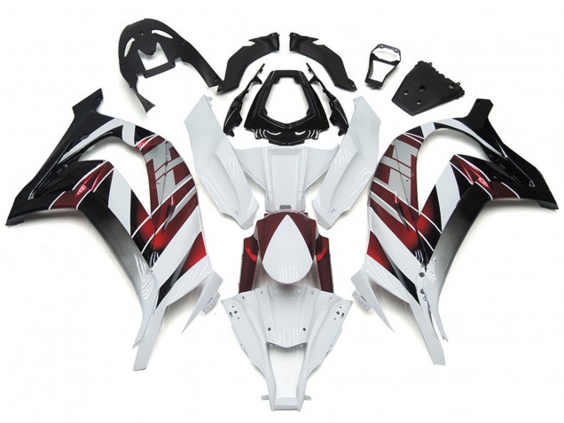 2016-2019 Blanc & Argent ZX10R Carénage 2016-2019 Blanc & Argent ZX10R Carénage
