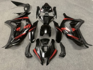 2016-2019 Noir Mat & Rouge ZX10R Carénage