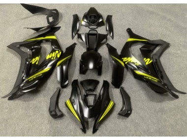 2016-2019 Noir Satiné & Jaune ZX10R Carénage