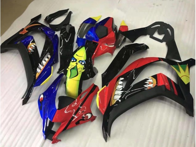 2016-2019 Partager Rouge & Bleu ZX10R Carénage 2016-2019 Partager Rouge & Bleu ZX10R Carénage