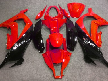 2016-2019 Rouge Brillant & Noir ZX10R Carénage