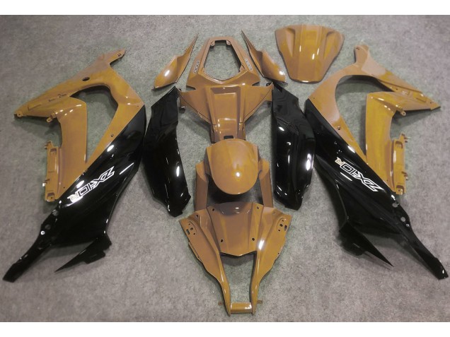 2016-2019 Tan Du Désert & Noir ZX10R Carénage 2016-2019 Tan Du Désert & Noir ZX10R Carénage