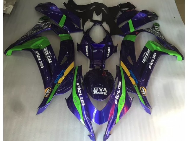 2016-2019 Vert Violet & Brillant ZX10R Carénage 2016-2019 Vert Violet & Brillant ZX10R Carénage