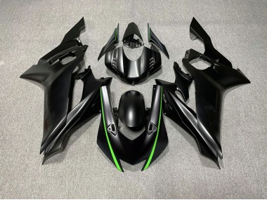2017-2021 Accents De Noir Mat & De Vert R6 Carénage