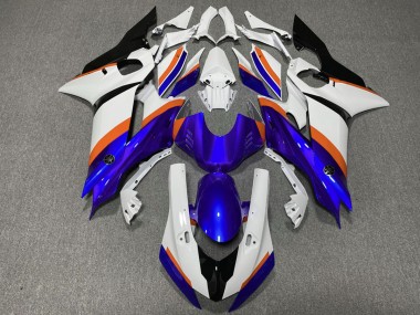 2017-2021 Bleu Profond & Orange R6 Carénage