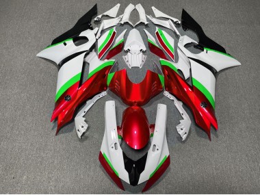 2017-2021 Brillant Rouge & Vert R6 Carénage
