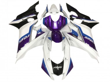 2017-2021 Violet & Blanc Brillant R6 Carénage
