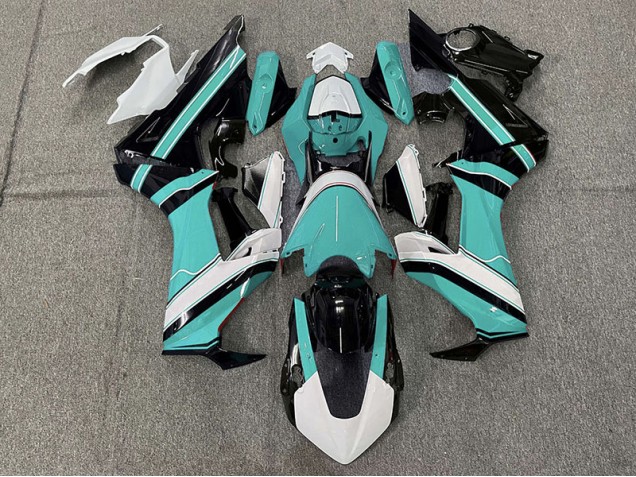 2017-2023 Cyan Brillant Blanc & Noir CBR1000RR Carénage 2017-2023 Cyan Brillant Blanc & Noir CBR1000RR Carénage