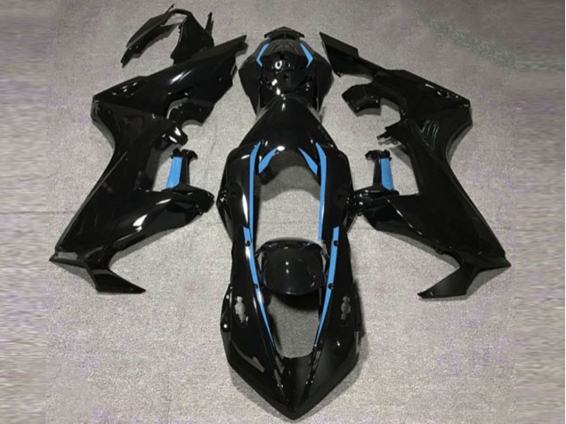 2017-2023 Doublure Noir Brillant & Bleu Clair CBR1000RR Carénage 2017-2023 Doublure Noir Brillant & Bleu Clair CBR1000RR Carénage