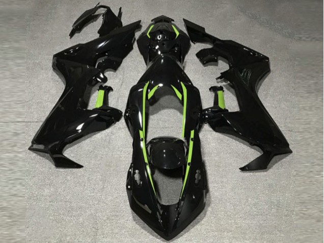 2017-2023 Doublure Noir Brillant & Vert Citron CBR1000RR Carénage 2017-2023 Doublure Noir Brillant & Vert Citron CBR1000RR Carénage
